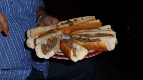 Baladi liver sandwich