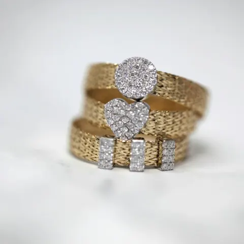 طقم خواتم 3 قطع